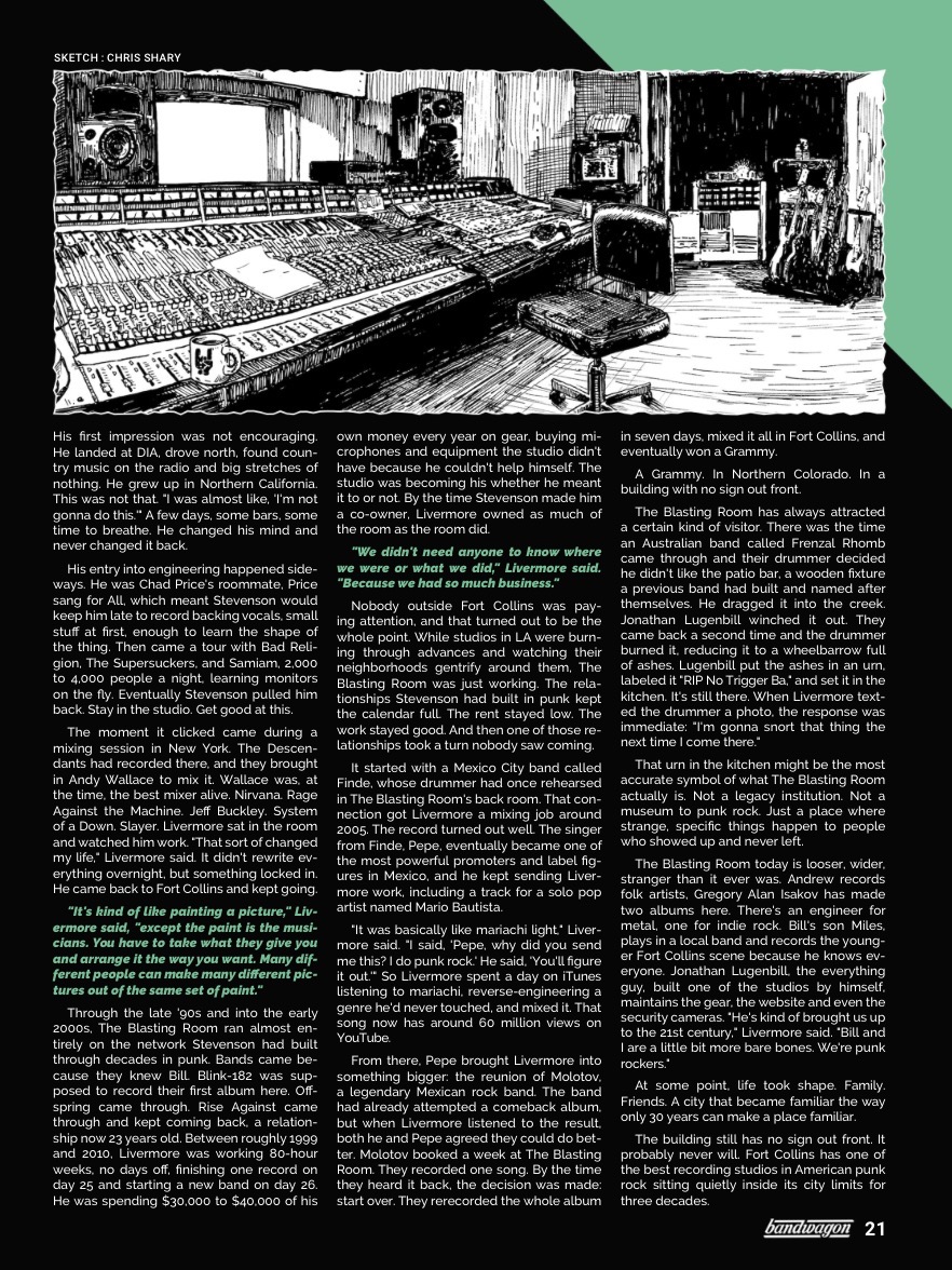 The Blasting Room article page 2