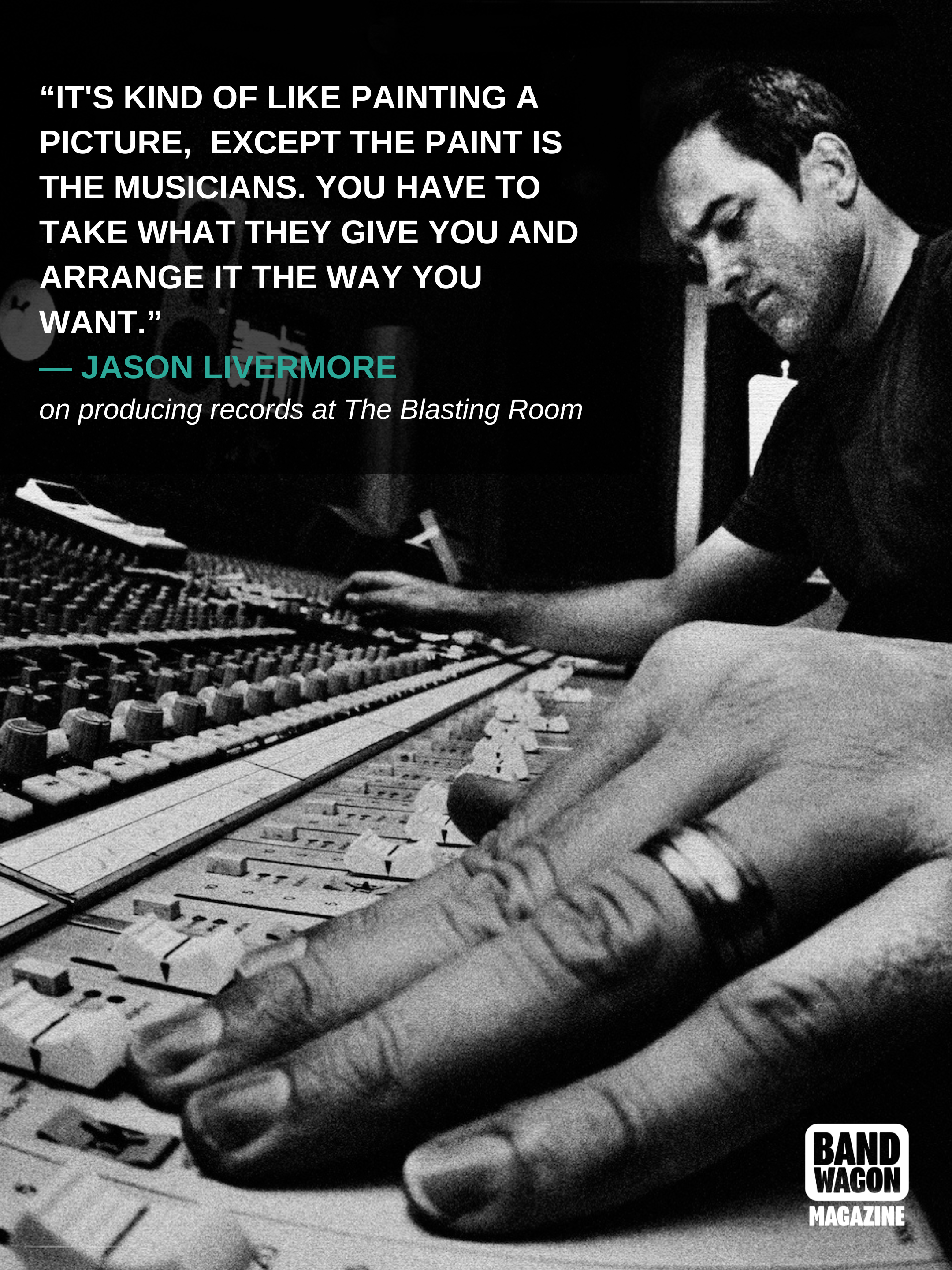 Jason Livermore Blasting Room Instagram graphic